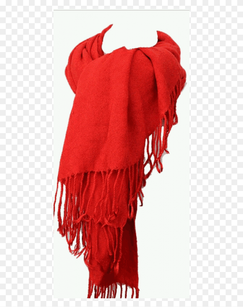 471x1001 Red Scarf Scarf, Clothing, Apparel, Stole HD PNG Download