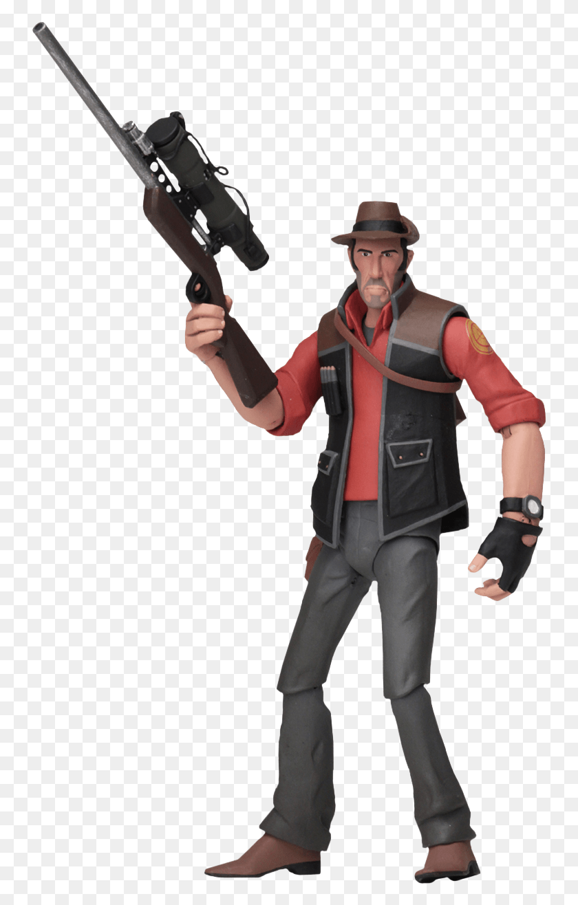 749x1256 Red Sniper Series 4 7 Scale Action Figure Tf2 Sniper Action Figure, Costume, Person, Human HD PNG Download