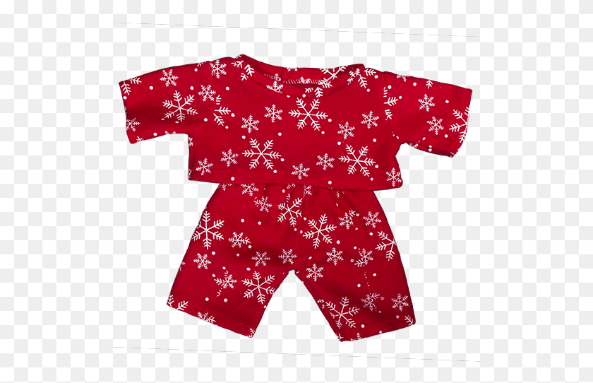 521x482 Красная Снежинка Пижамы 8 Активная Рубашка, Одежда, Одежда, Рукав Png Скачать