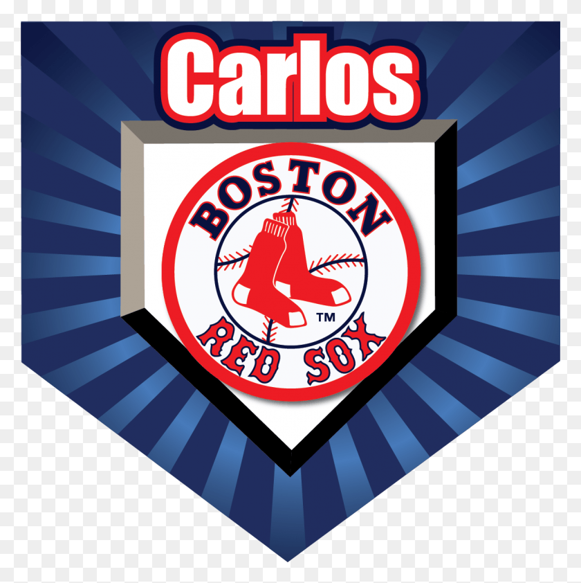 1149x1153 Red Sox Custom Home Plate Banner Lets Go Red Sox, Logo, Symbol, Trademark HD PNG Download