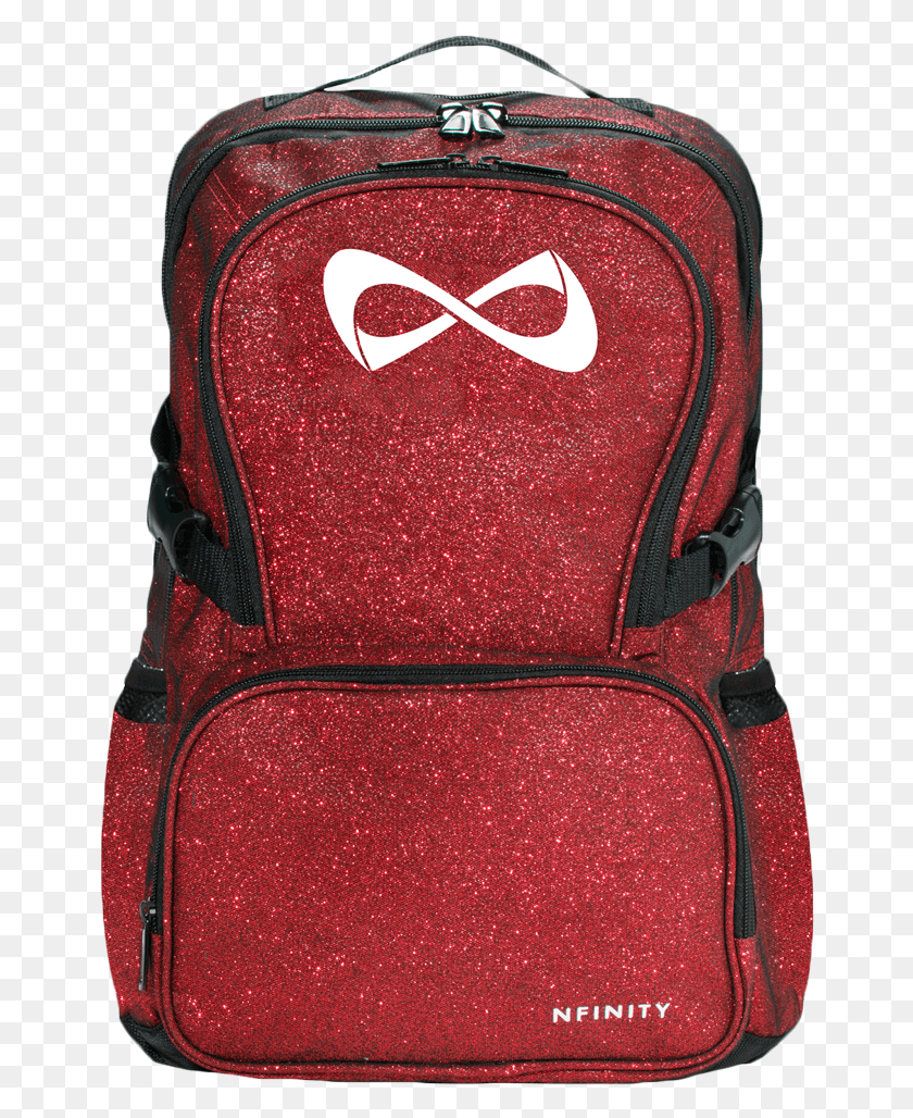 658x968 Red Sparkle Nfinity Green Cheer Bag, Backpack Descargar Hd Png