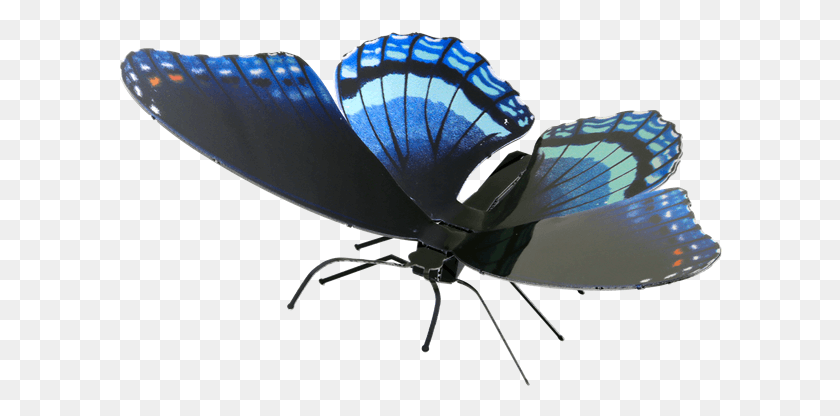 605x356 Red Spotted Purple Butterfly Metal Earth Butterfly, Insect, Invertebrate, Animal HD PNG Download