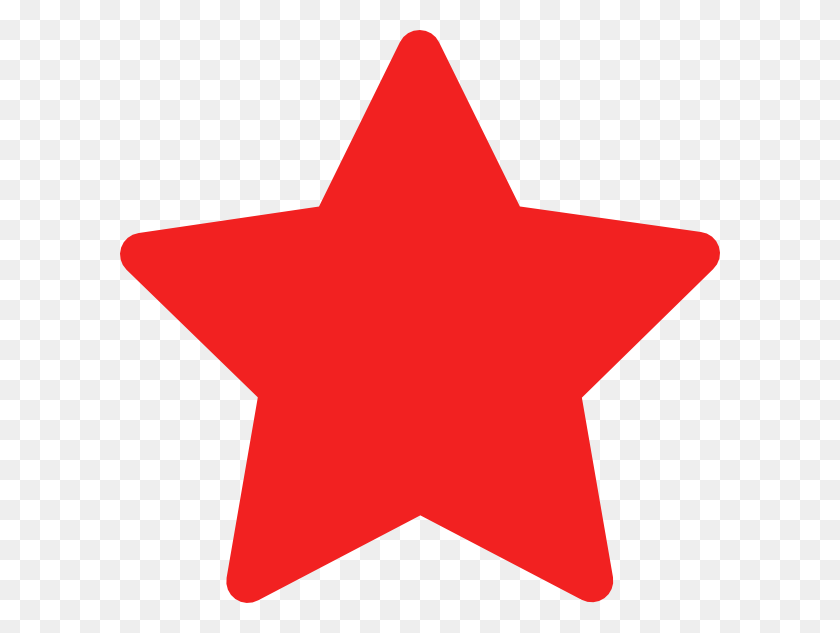 600x573 Red Star Clip Art Rating Empty Star, Symbol, Star Symbol, Logo HD PNG Download