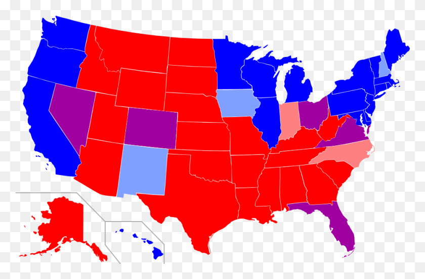 930x588 Red State Blue State By Angr Самодельная Анимированная Карта Нас, График, Диаграмма, Атлас Hd Png Скачать