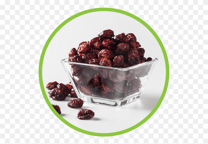 529x522 Red Tart Cherry Whole Md Circle Dried Fruit In Circle, Plant, Food, Raspberry HD PNG Download