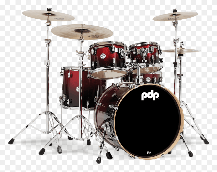 1058x823 Red To Black Fade Pacific Drums, Drum, Percussion, Musical Instrument HD PNG Download