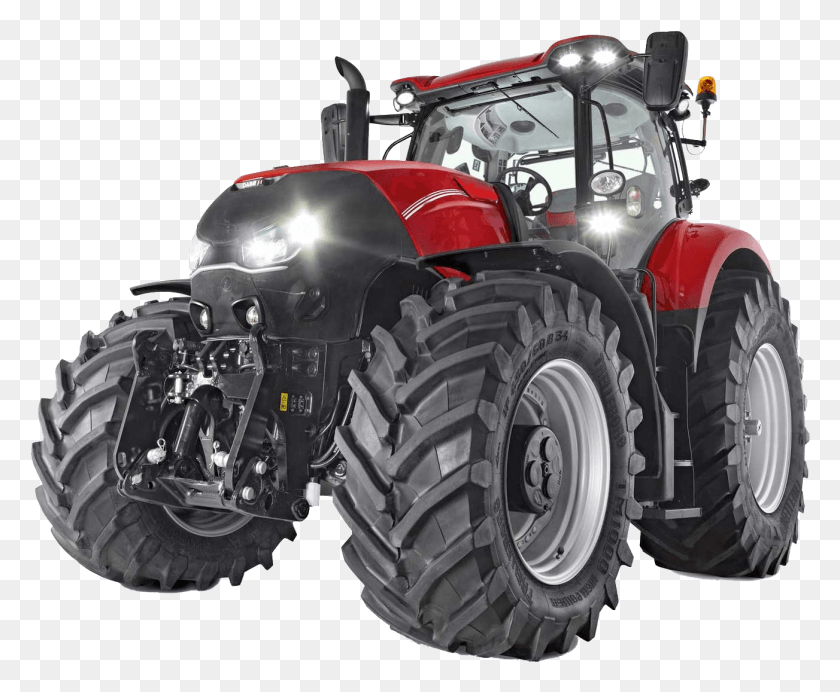 1303x1057 Red Tractor, Vehicle, Transportation, Wheel HD PNG Download