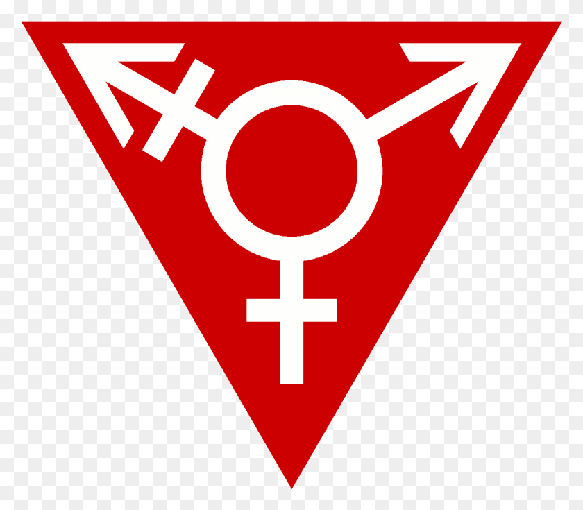 1182x1024 Red Transgender Triangle Wide Transgender Triangle, Symbol, Sign, Dynamite HD PNG Download