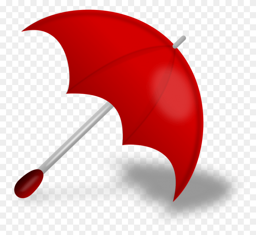 853x781 Red Umbrella Red Clipart, Canopy, Hammer, Tool HD PNG Download