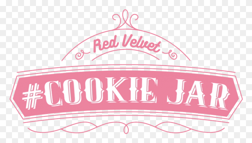 821x438 Red Velvet Cookie Jar Logo Red Velvet Logo, Symbol, Trademark, Label HD PNG Download