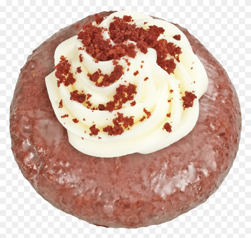 1627x1533 Red Velvet Donut Cupcake, Food, Cream, Dessert HD PNG Download