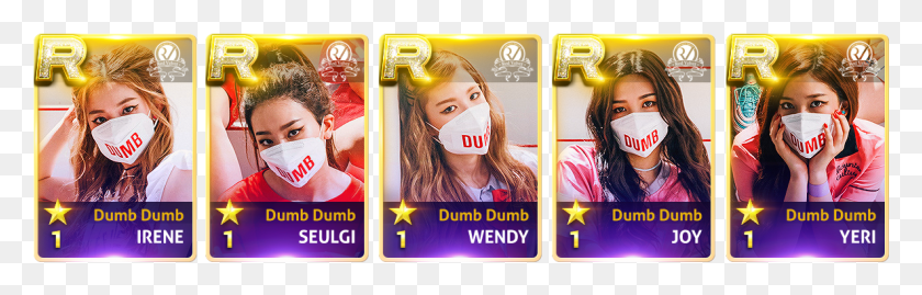 1186x319 Red Velvet Dumb Dumb Theme Superstar Smtown Red Velvet Theme, Person, Human, Text HD PNG Download