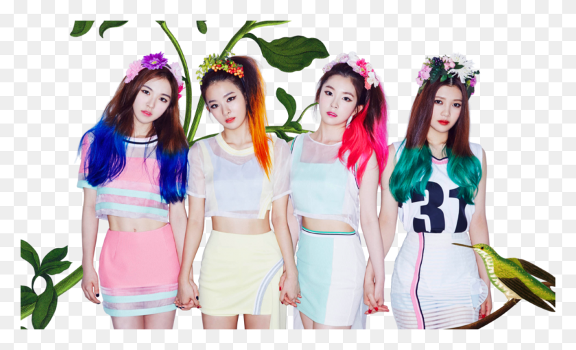 1024x591 Red Velvet Kpop Red Velvet Happiness Era, Clothing, Apparel, Person HD PNG Download