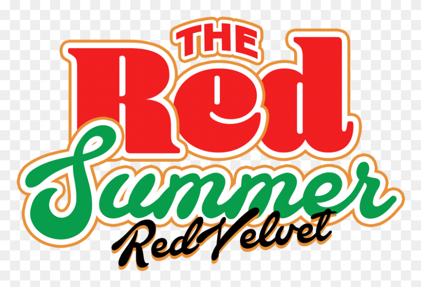 801x527 Red Velvet The Red Summer Logo, Texto, Etiqueta, Alimentos Hd Png