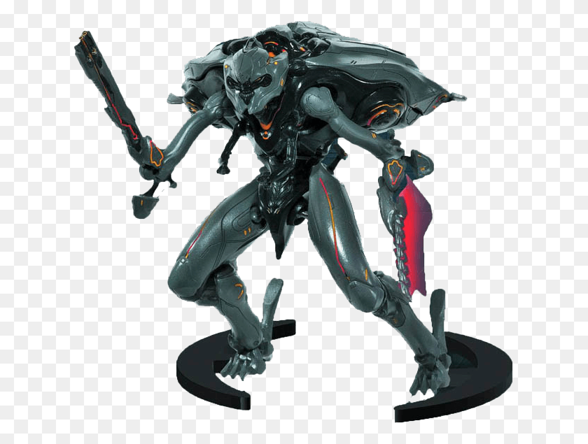 627x575 Descargar Png Rojo Vs Azul Figuras De Acción De Halo Promethean Knight Figura, Juguete, Robot Hd Png