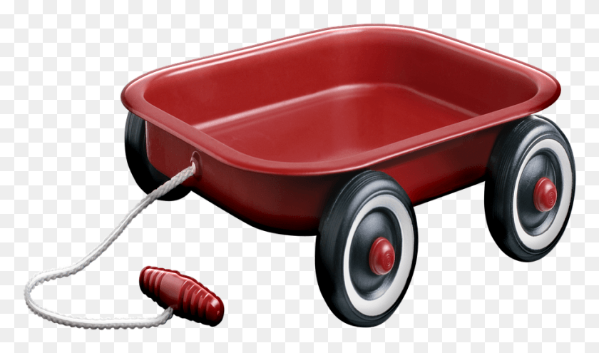 911x509 Red Wagon Toy Child Wagon Red Cart Trolley Kids Wagon, Car, Vehicle, Transportation HD PNG Download
