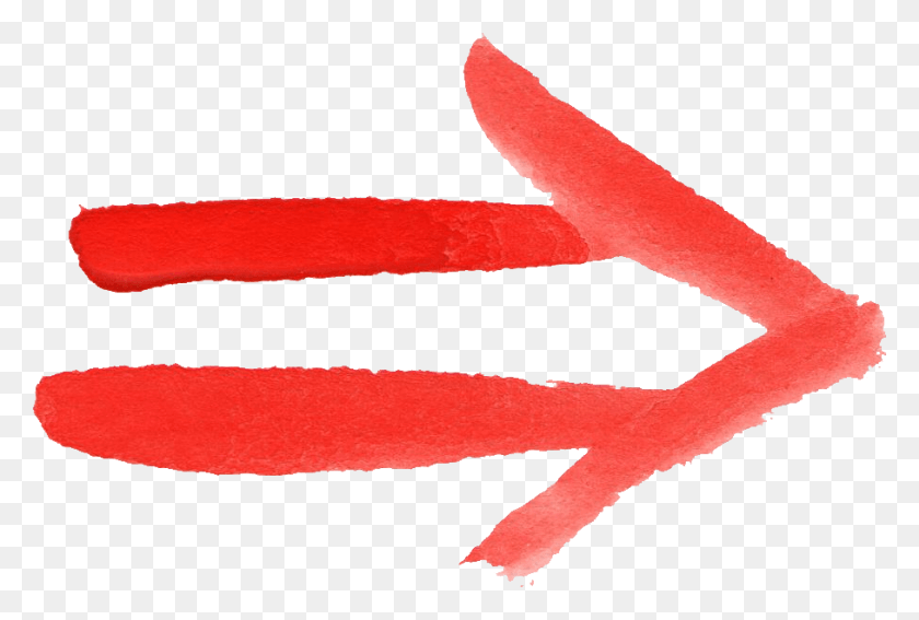 908x591 Descargar Png Flecha Roja De Acuarela Flechas De Acuarela Transparente Flecha De Trazo De Pincel, Peel, Alfombra, Papel Hd Png
