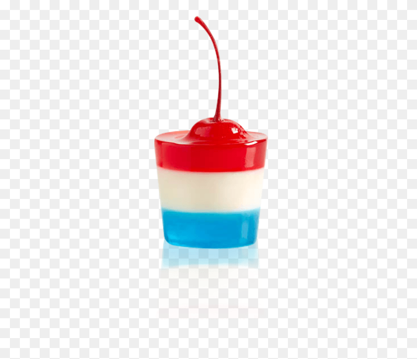 262x662 Red White Amp Blue Jelly Shots Italian Ice, Yogurt, Dessert, Food HD PNG Download