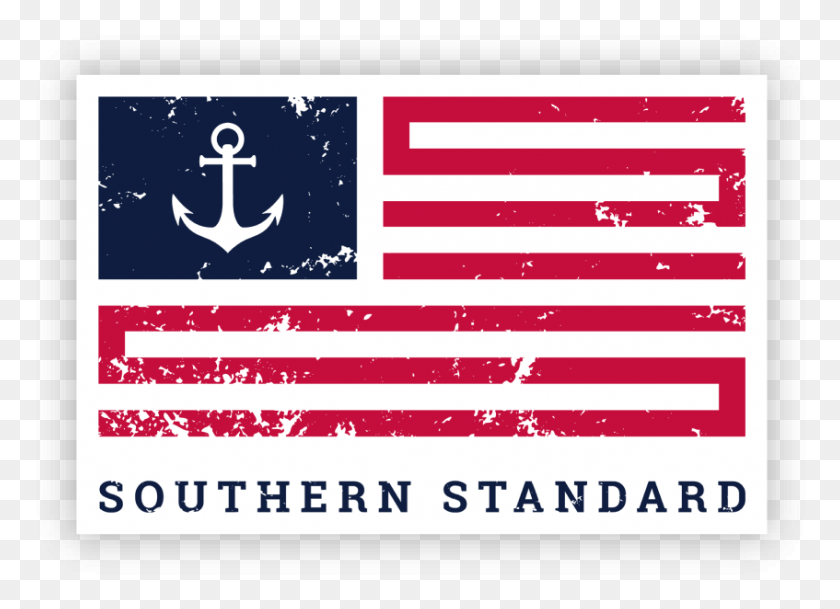 847x597 Red White And Blue Southern Standard, Symbol, Text, Hook Descargar Hd Png
