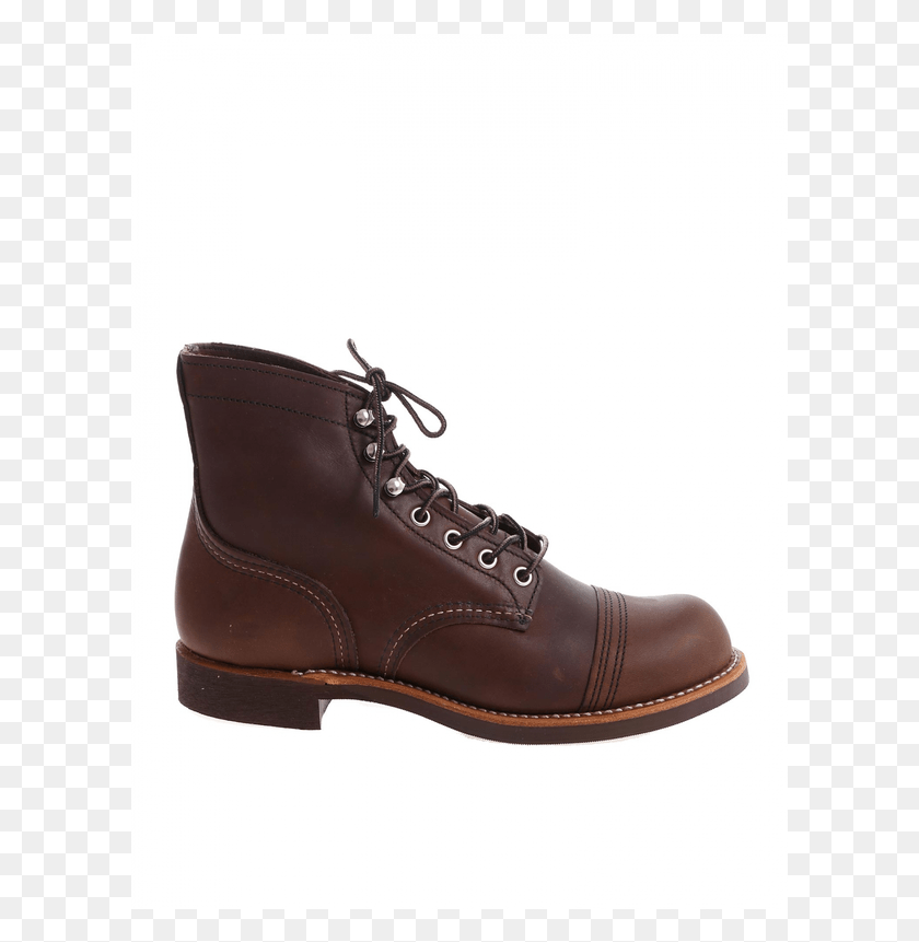 601x801 Descargar Png Zapatos De Ala Roja Botas De Cuero Con Cordones Botas De Trabajo Marrón Oscuro, Ropa, Vestimenta, Zapato Hd Png
