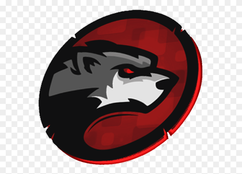 580x543 Red Wolf Logo Wolves Logo Red, Helmet, Clothing, Apparel HD PNG Download