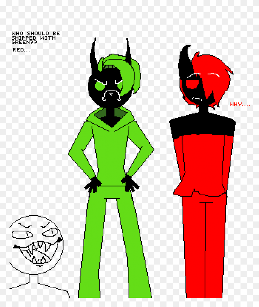 Red X Green Cartoon, Hand, Person, Human HD PNG Download