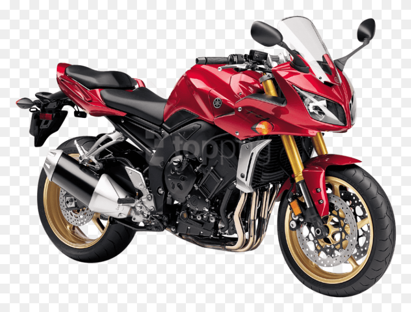 816x605 Red Yamaha Fz1 Motorcycle Bike Images Yamaha, Vehicle, Transportation, Wheel HD PNG Download