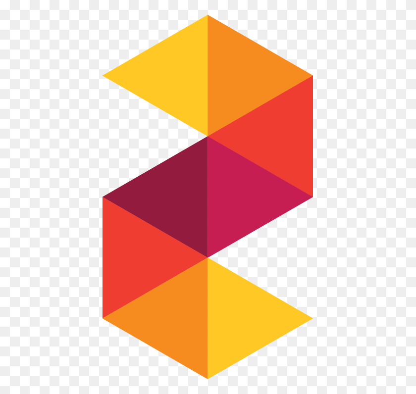 425x736 Red Yellow Orange Triangle Logo Graphic Design, Graphics, Rug HD PNG Download