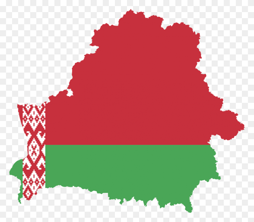866x749 Redbelarusflag Of Belarus Belarus Flag And Map, Pillow, Cushion, Tree HD PNG Download