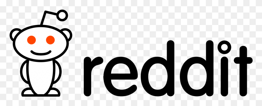 1184x425 Reddit Logo And Wordmark Reddit Logo, Gray, World Of Warcraft HD PNG Download