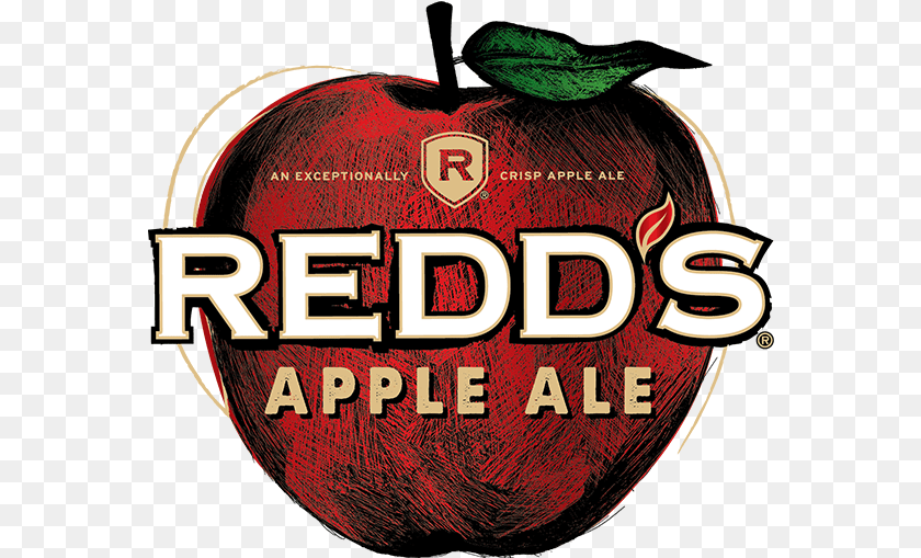 572x509 Reddsapple Redd39s Apple Ale, Logo, Food, Fruit, Plant Sticker PNG