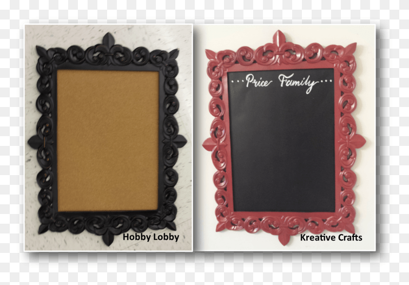 1220x823 Redesigned A Hobby Lobby Frame From Corkboard To Chalkboard Picture Frame, Blackboard, Text, Canvas HD PNG Download