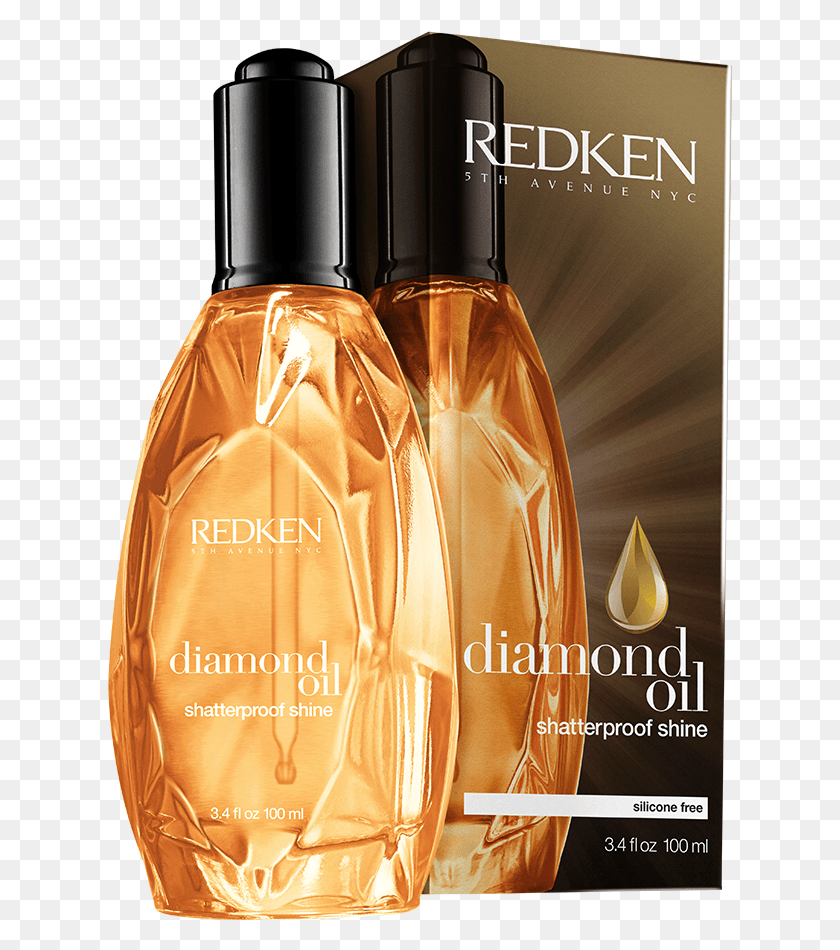 625x890 Redken Diamond Oil Shatterproof Shine Redken, Bottle, Perfume, Cosmetics HD PNG Download