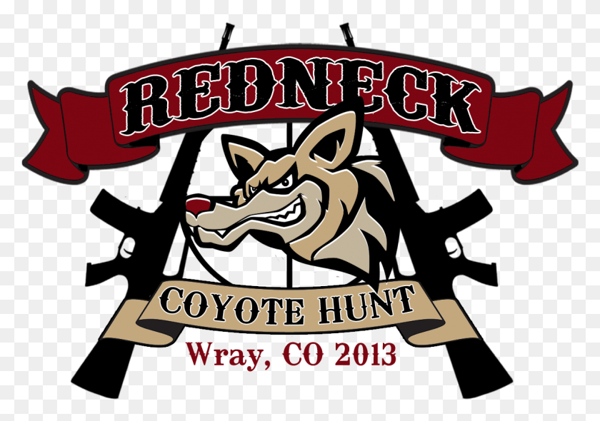 1147x780 Redneck Coyote Hunt Черепа И Ружья, Логотип, Символ, Товарный Знак Hd Png Скачать