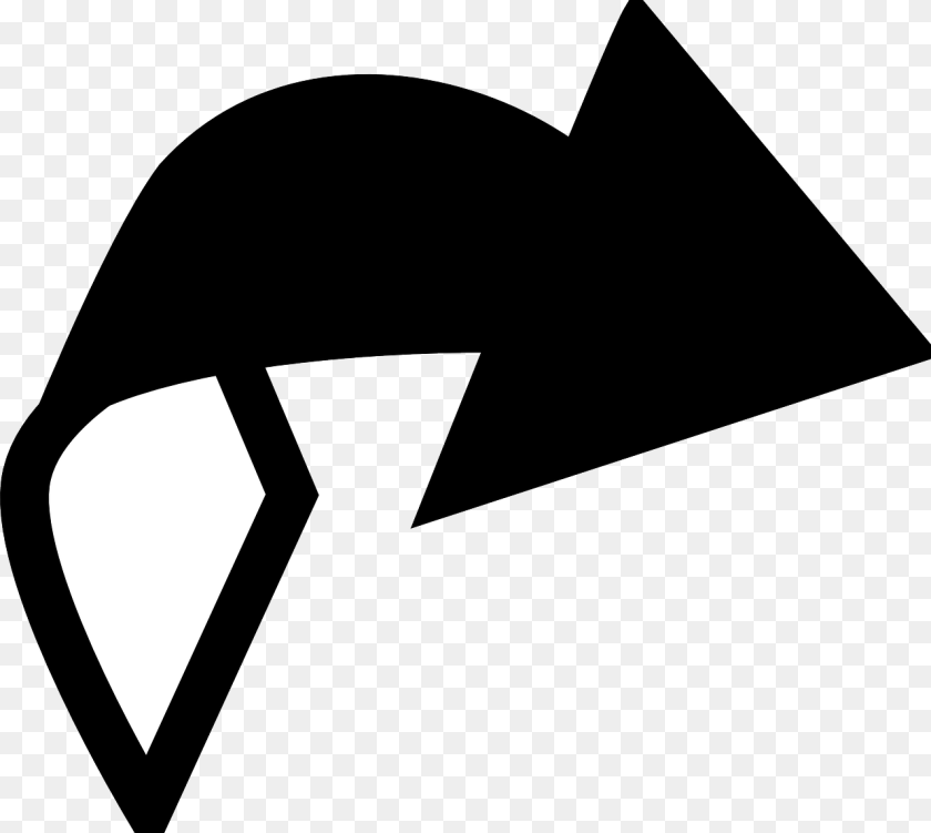Redo Clipart Black And White, Stencil, Triangle, Person Transparent PNG