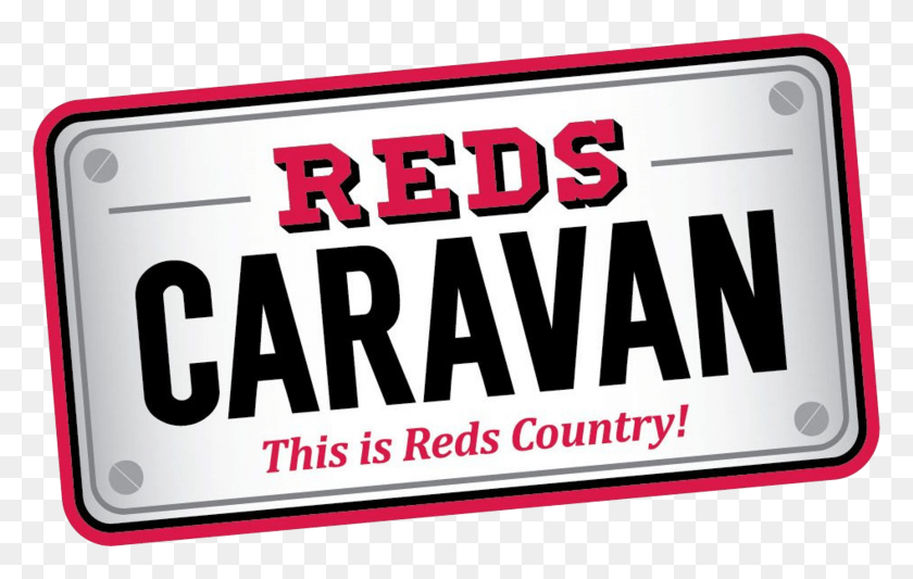 2523x1533 Reds Caravan Logo Carmine, Vehicle, Transportation, License Plate HD PNG Download