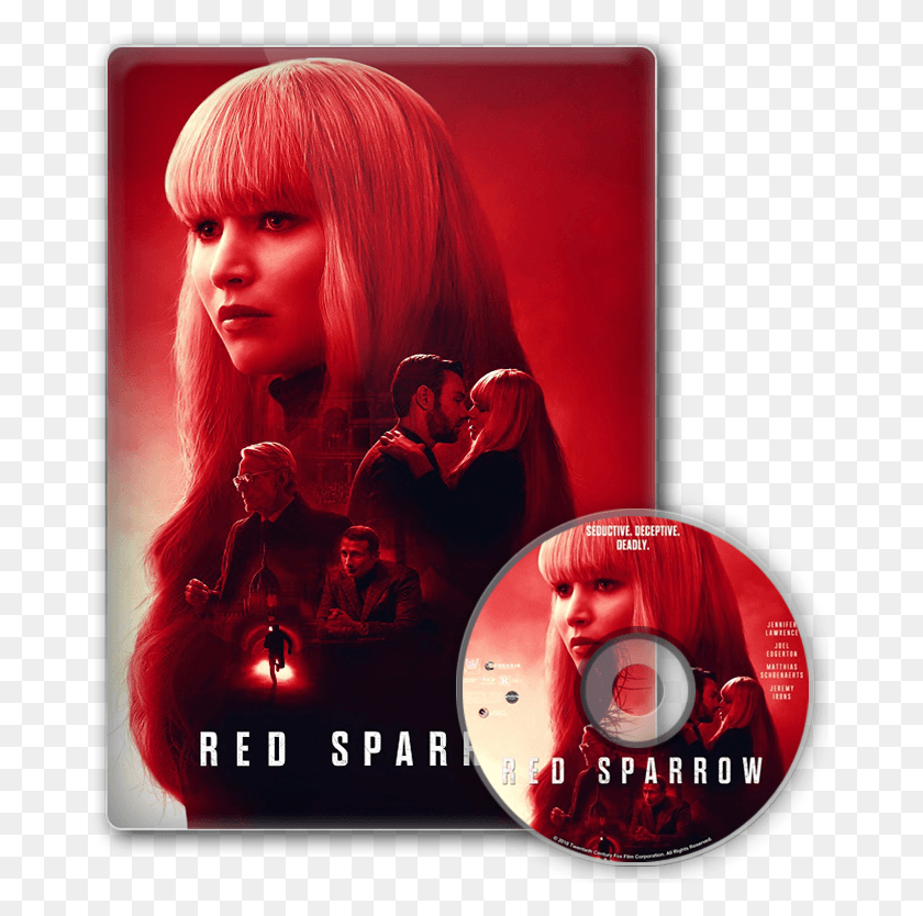 669x774 Redsparrow Red Sparrow Movie Poster, Person, Human, Disk HD PNG Download