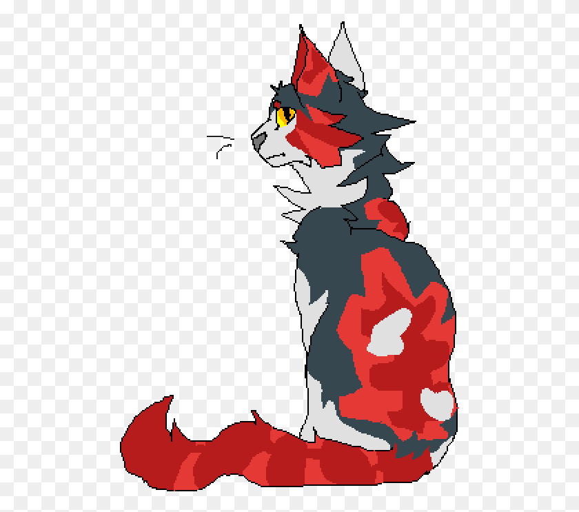 493x683 Redtail Red Tail From Warrior Cats, Graphics, Modern Art HD PNG Download