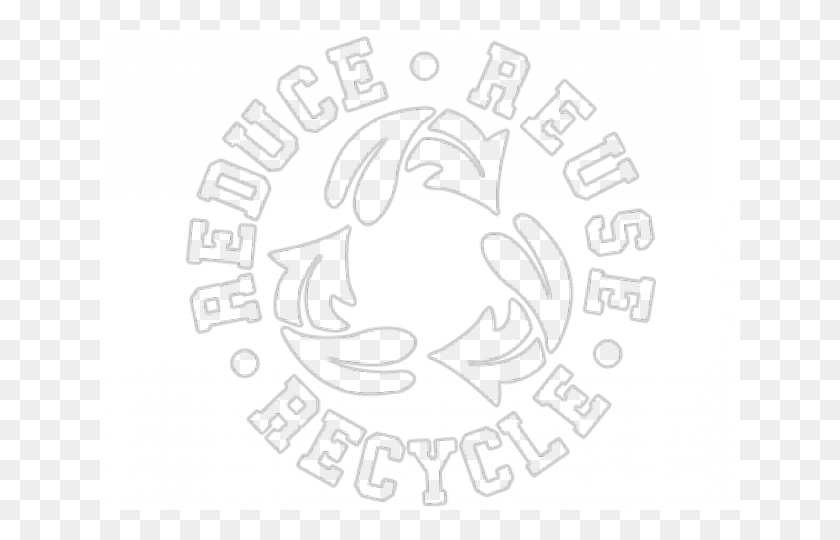 640x480 Сокращение Повторного Использования Переработка Черно-Белое Изображение, Символ, Логотип, Товарный Знак Hd Png Скачать