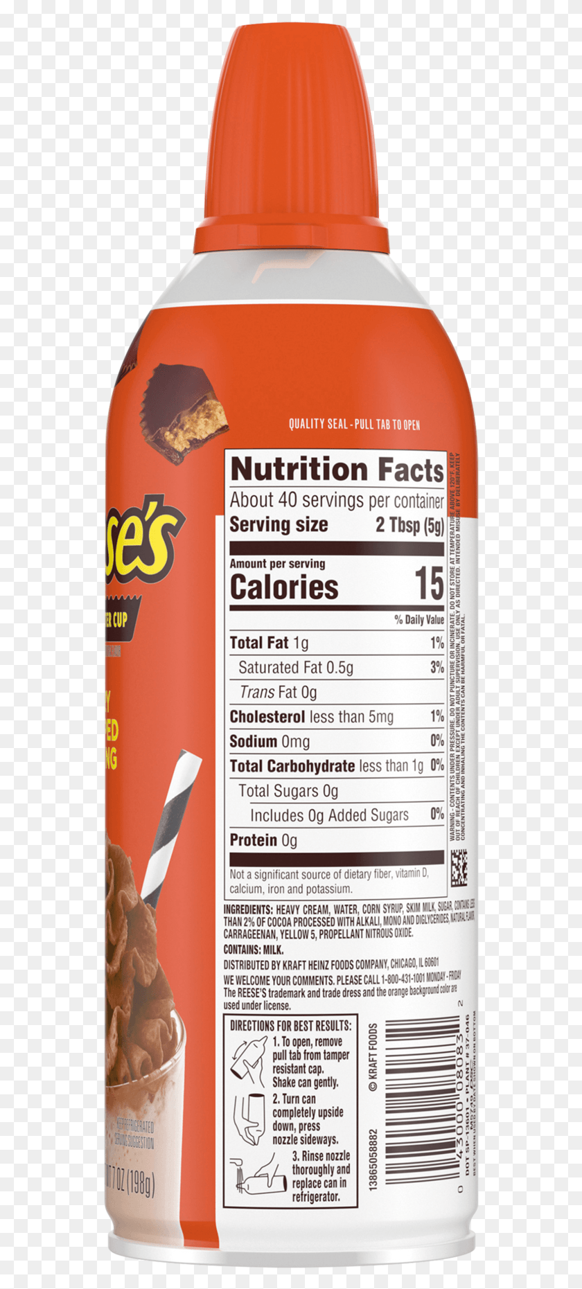 542x1801 Reeses Whip Cream Nutrition Facts, Text, Menu, Word Descargar Hd Png