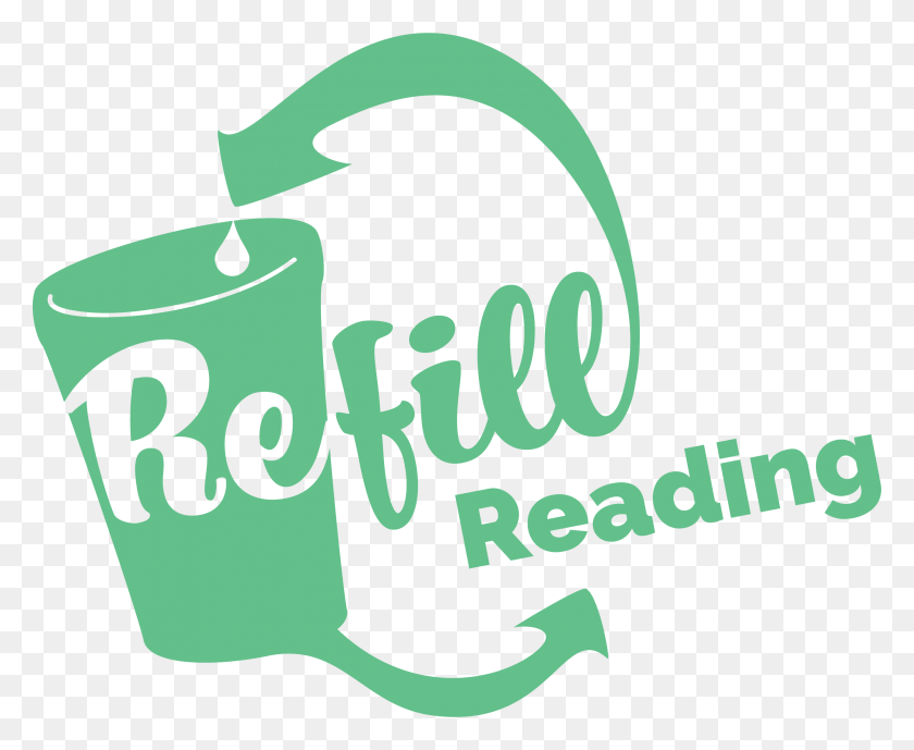 2673x2156 Refill Reading Is A Grassroots Campaign Started By Refill Logo, Text, Alphabet, Symbol HD PNG Download