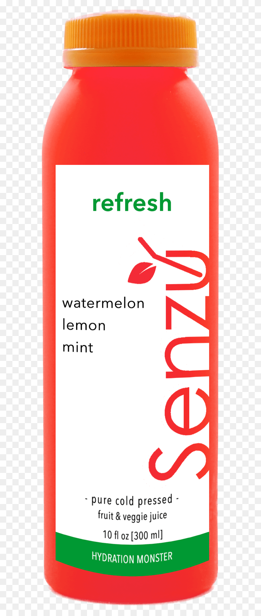 575x1920 Refresh Watermelon Lemon Mint Juice Colorfulness, Text, Ketchup, Food HD PNG Download
