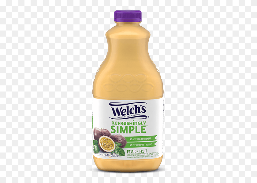 265x540 Refreshingly Simple Passion Fruit Juice Cocktail Welchs Refreshingly Simple Passion Fruit, Food, Plant, Label HD PNG Download