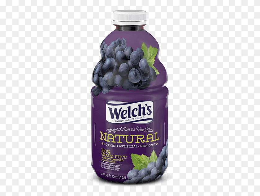 276x574 Refrigerated Mighty Concord Grape Juice Welch39s Natural Grape Juice, Plant, Grapes, Fruit HD PNG Download