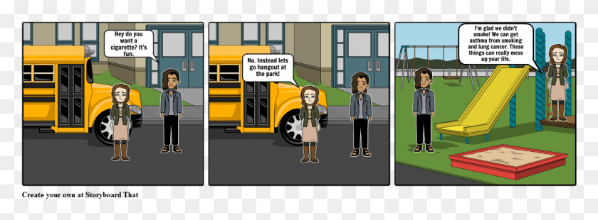 1145x367 Refusing Cigarettes Storyboard, Person, Human, School Bus HD PNG Download