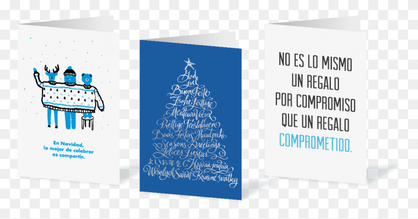 1113x544 Regalo Azul La Iniciativa Que Unicef Puso En Marcha Christmas Tree, Envelope, Mail, Text HD PNG Download