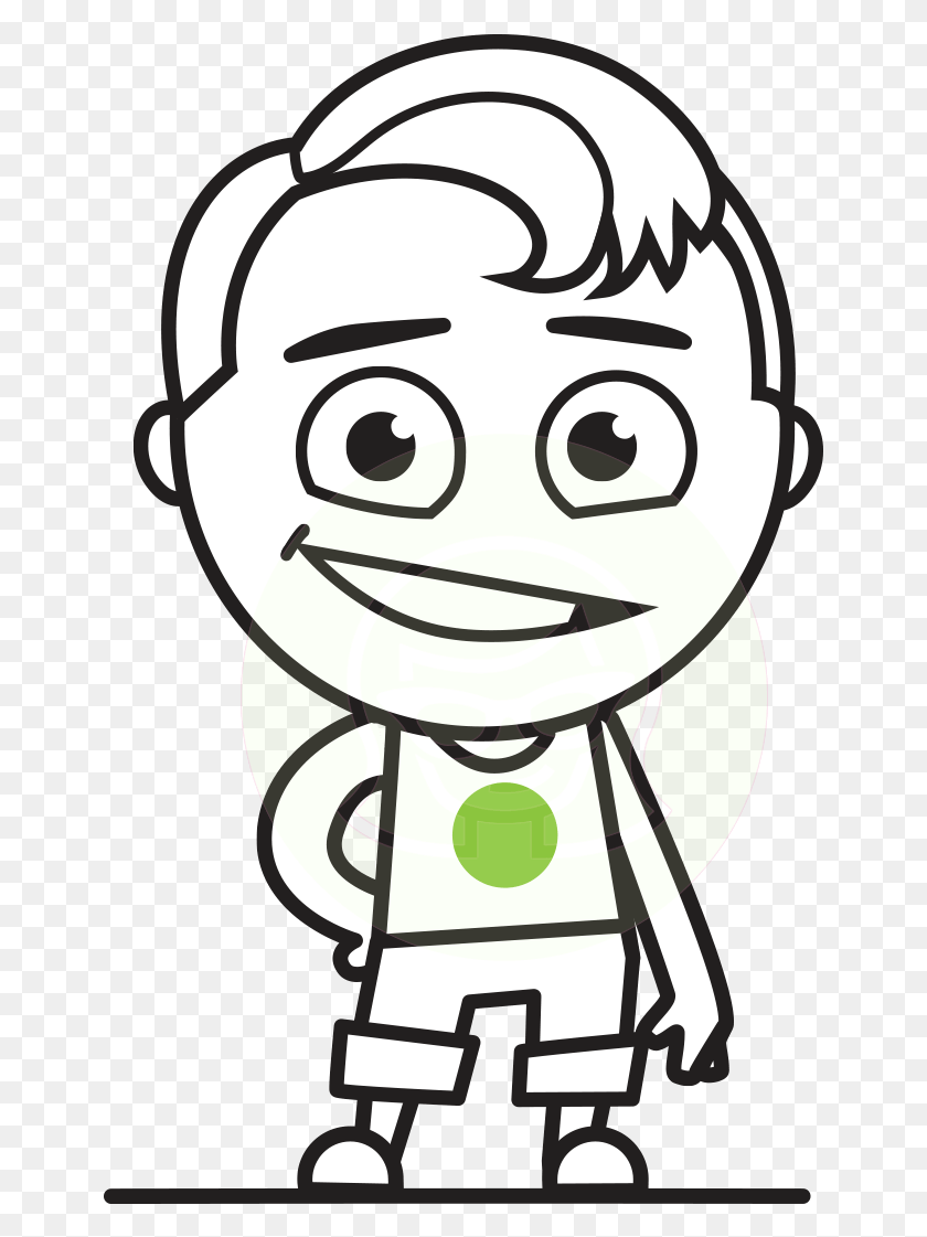 653x1061 Reggie Full Of Outline Energy Cartoon Character Outline, Label, Text HD PNG Download
