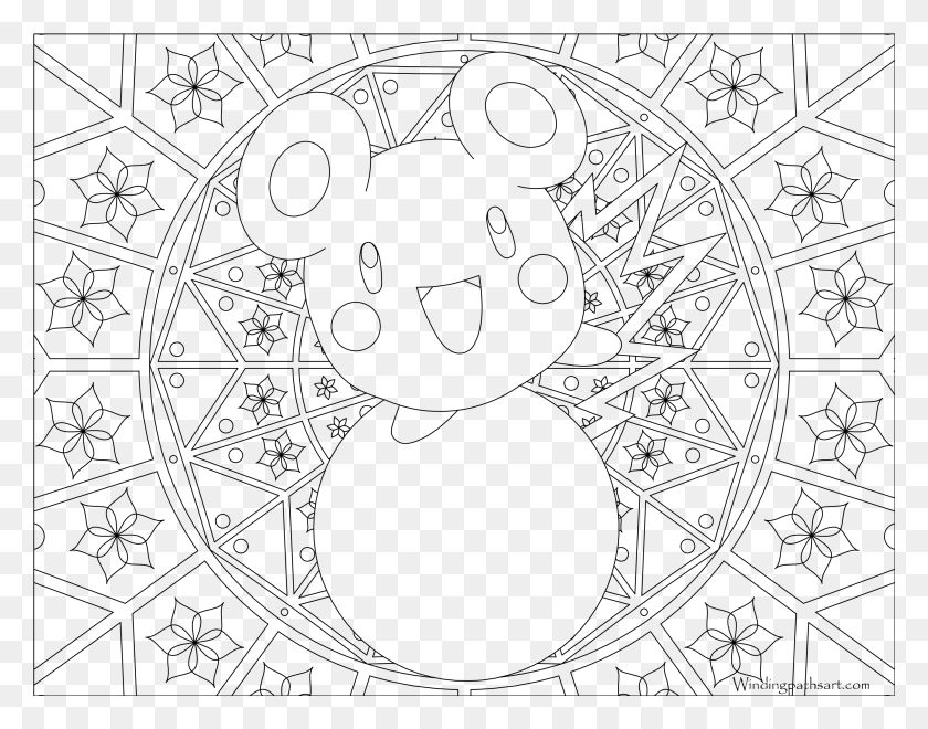 3036x2336 Regigigas Coloring Pages Hellokids Com Pokemon Winding Paths Art Pokemon, Gris, World Of Warcraft Png