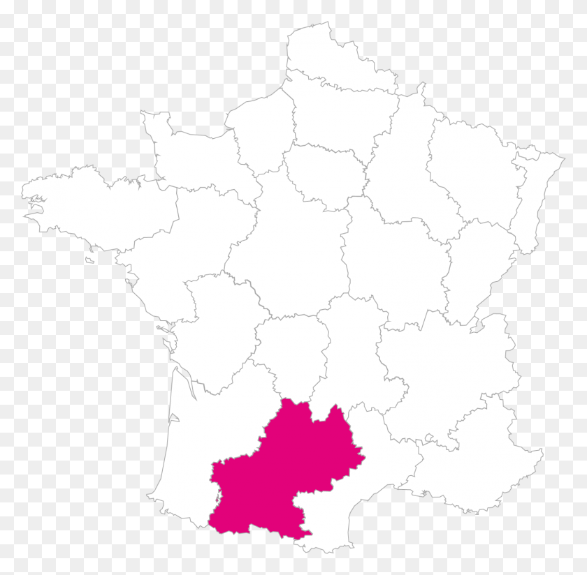 1518x1487 Карта Регионов Франции На Английском Языке, Диаграмма, Атлас, Участок Hd Png Скачать