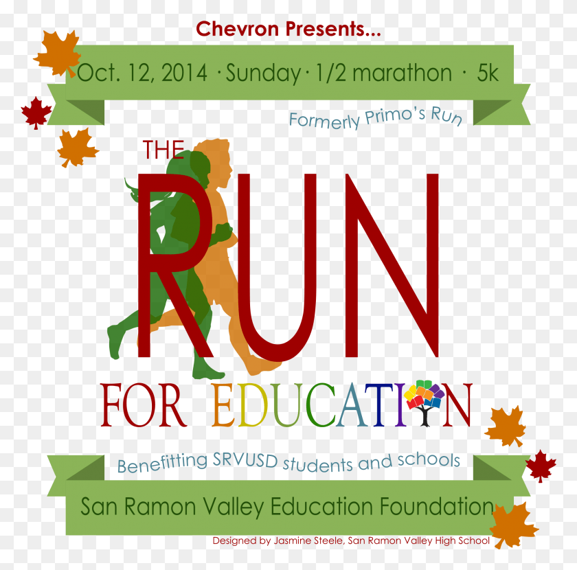 2001x1976 Register Now For The San Ramon Valley Run For Education, Advertisement, Poster, Flyer HD PNG Download